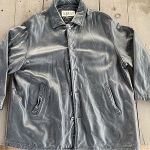 Leather long coat M. Julian by Wilson leather